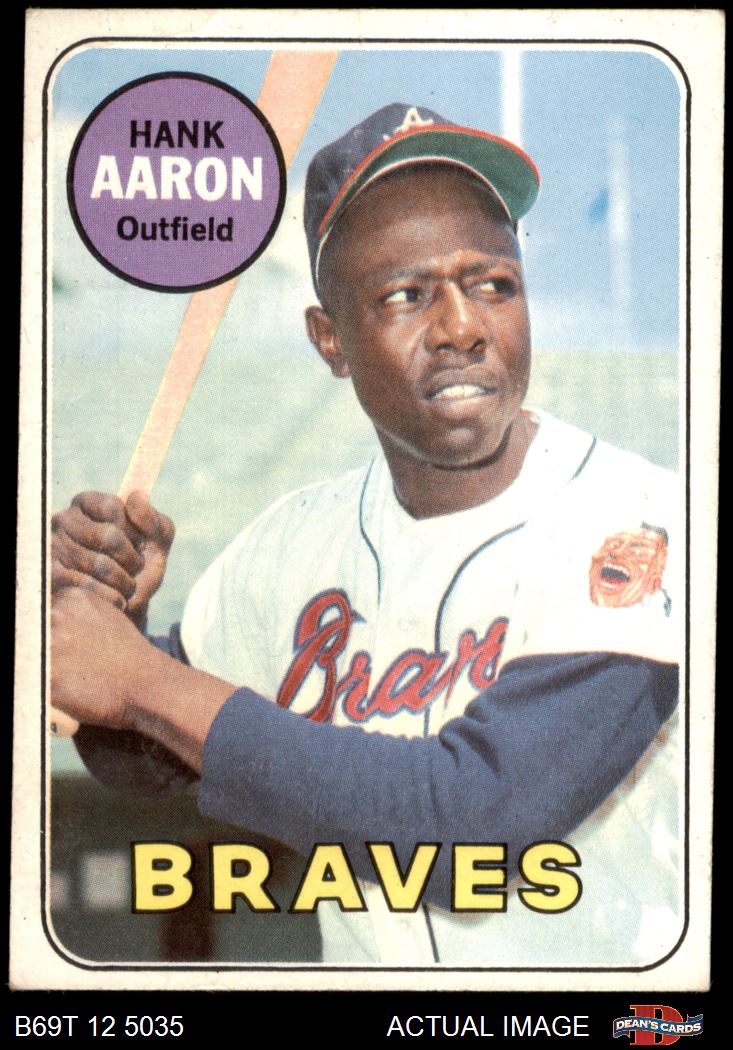 VG Braves 1969 Topps # 210 Felix Millan Atlanta Braves Baseball Card Deans Cards 3 