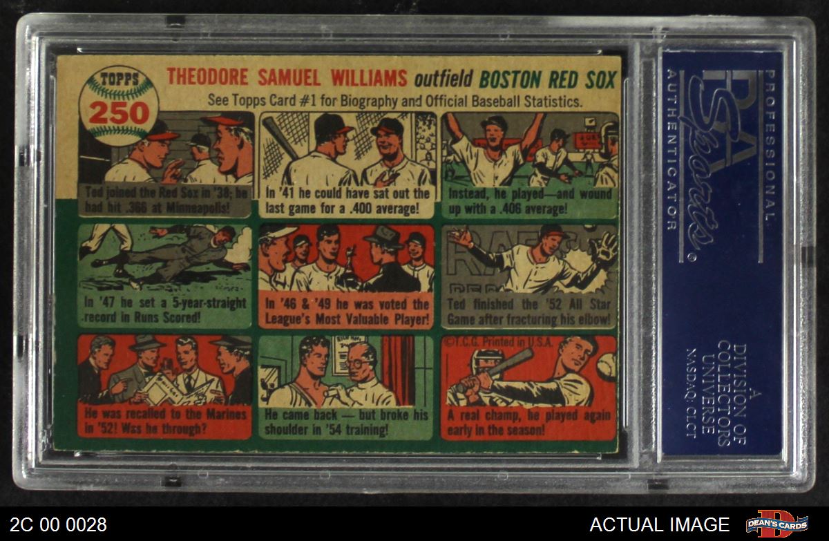 Card Spotlight: 1954 Topps Ted Williams – Greg Morris Cards