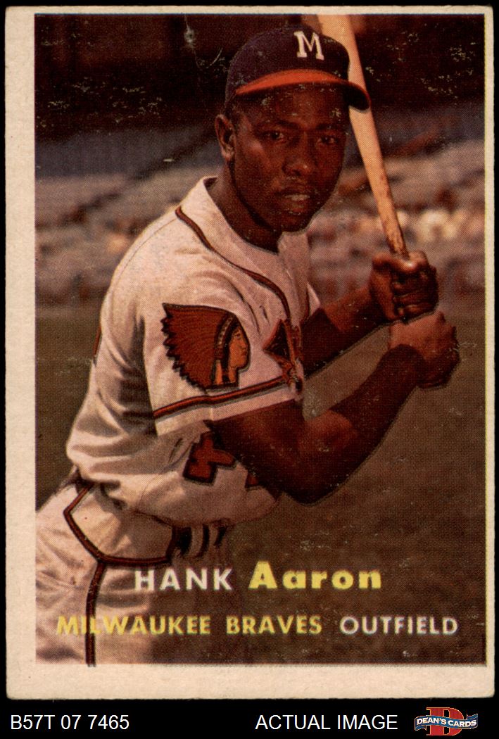 1957 Topps #20 Hank Aaron PSA AUTH ALT Graded Baseball Card