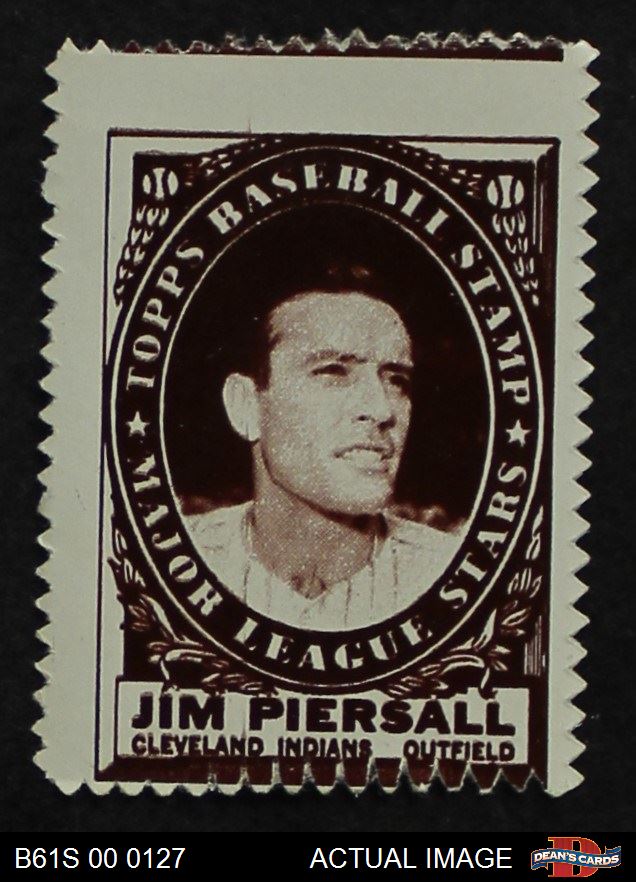 1961 Topps Stamps Jimmy Piersall
