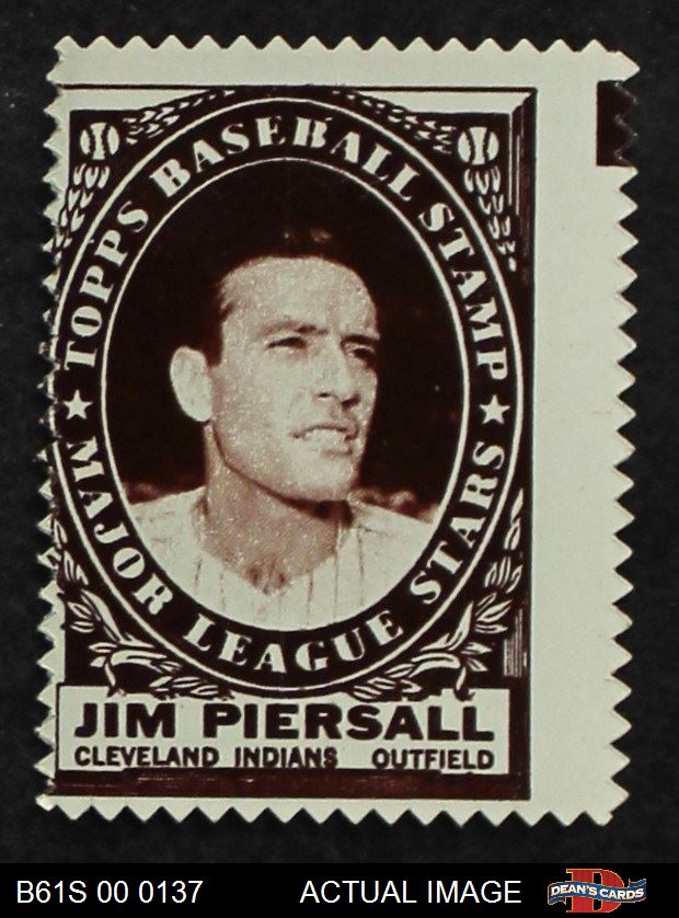 1961 Topps Stamps Jimmy Piersall