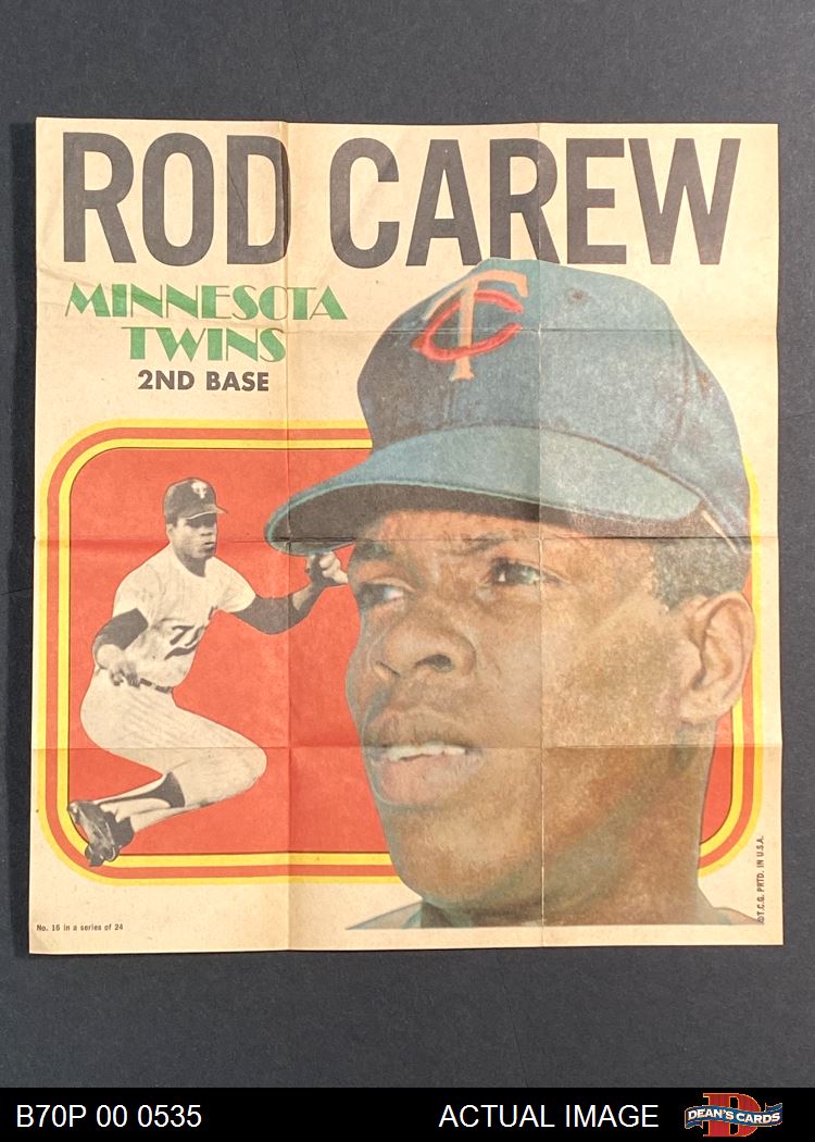 WHEN TOPPS HAD (BASE)BALLS!: HIGHLIGHTS OF THE 1970'S- ROD CAREW