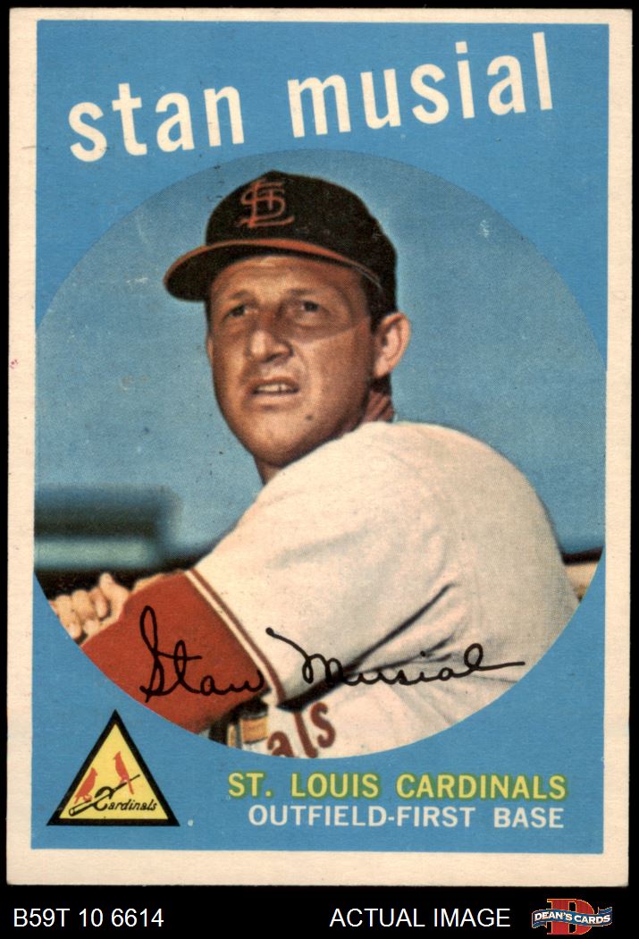 Lot - 1956 Topps Set Break #134 St. Louis Cardinals Team Card Baseball Card  (Stan Musial, Etc.)