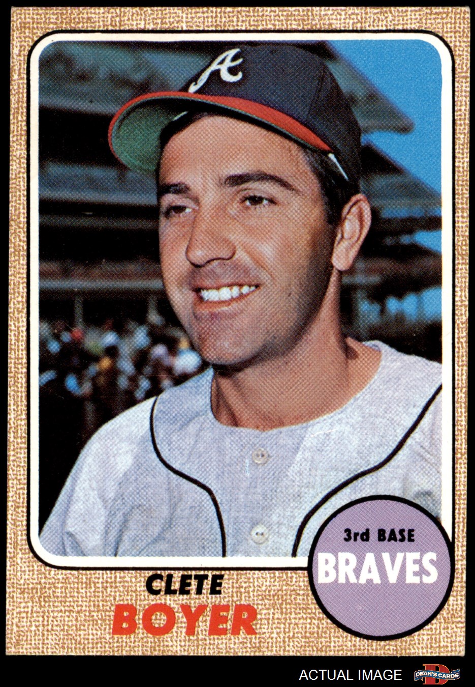 1968 Topps #550 Clete Boyer