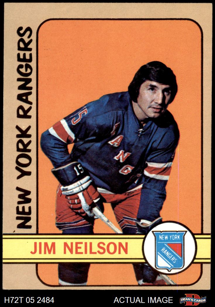 1972 Topps #66 Jim Neilson Rangers-Hockey 5 - EX - Picture 2 of 9