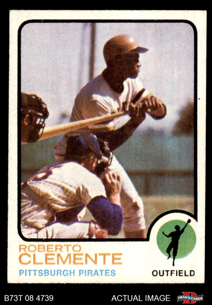 1973 Roberto Clemente 21 Memorial Patch. .  Baseball