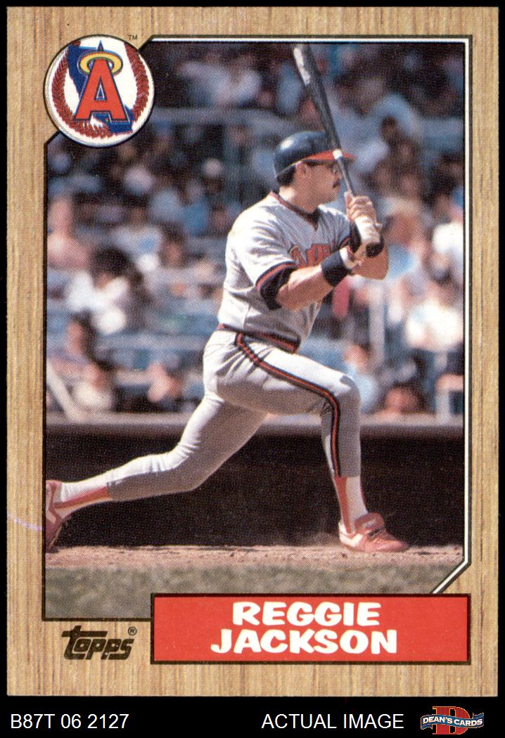 1987 Topps #300 Reggie Jackson - NM-MT