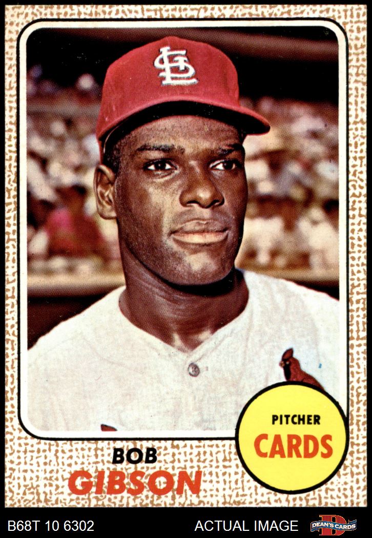 WHEN TOPPS HAD (BASE)BALLS!: TURN BACK THE CLOCK: BOB GIBSON'S INCREDIBLE  SEASON OF 1968