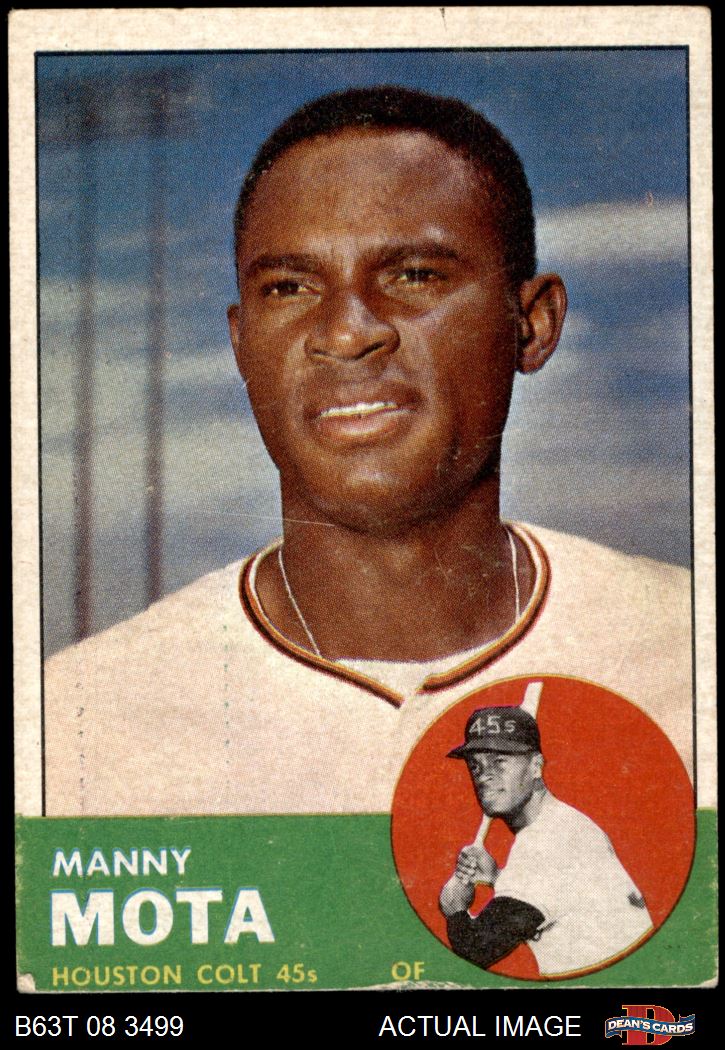 1963 Topps #141 Manny Mota 5 - EX