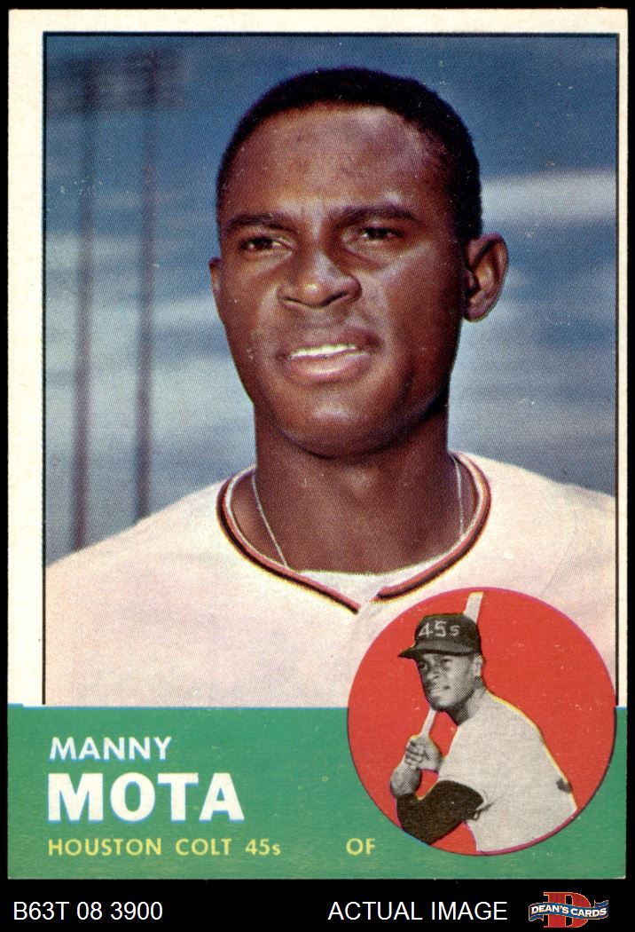 1963 Topps #141 Manny Mota 5 - EX