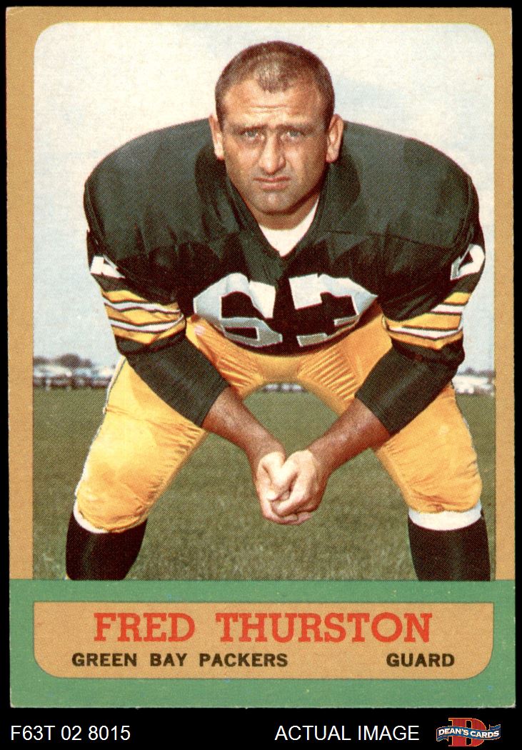 1963 Topps #90 Fred Thurston Packers Valparaiso 7 - NM - Picture 6 of 9