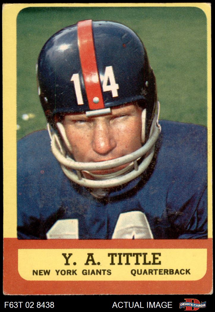 1963 Topps # 1963 Topps New York Giants Team Set