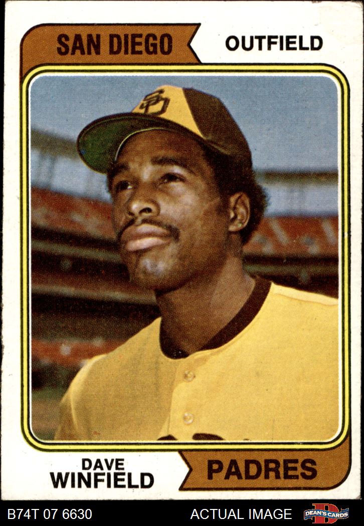 Dave Winfield 1974 Topps Card #456 (PSA EX 5 )