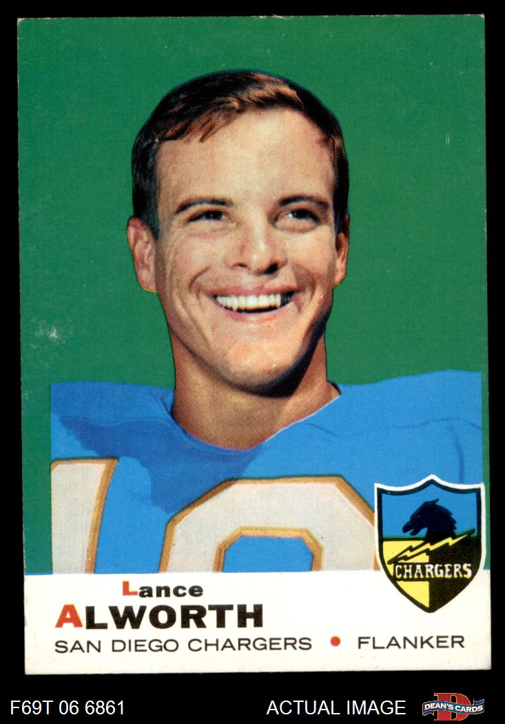 1969T San Diego Chargers RetroCards Set