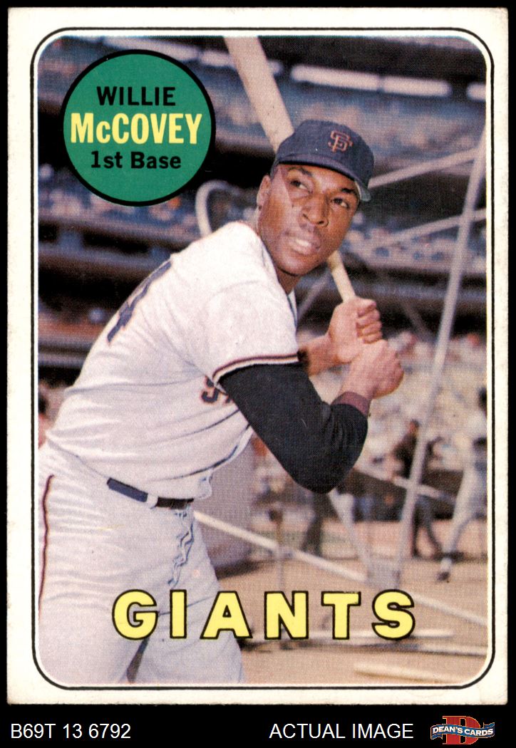 Giants Heroes/Willie McCovey/Juan Marichal Card 1969 Topps #572