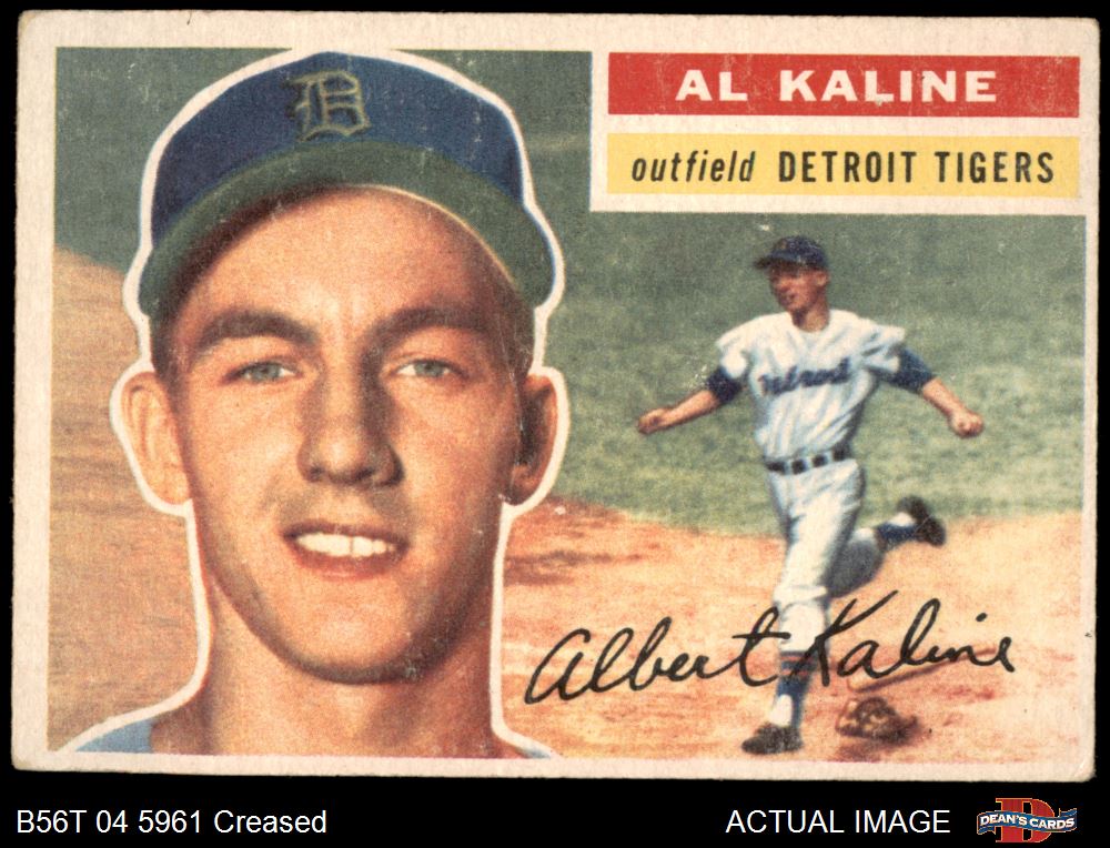 1956 Topps #213 Detroit Tigers Team Baseball Card 