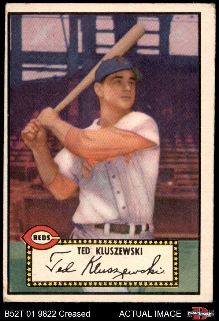 Ted Kluszewski Baseball Trading Cards