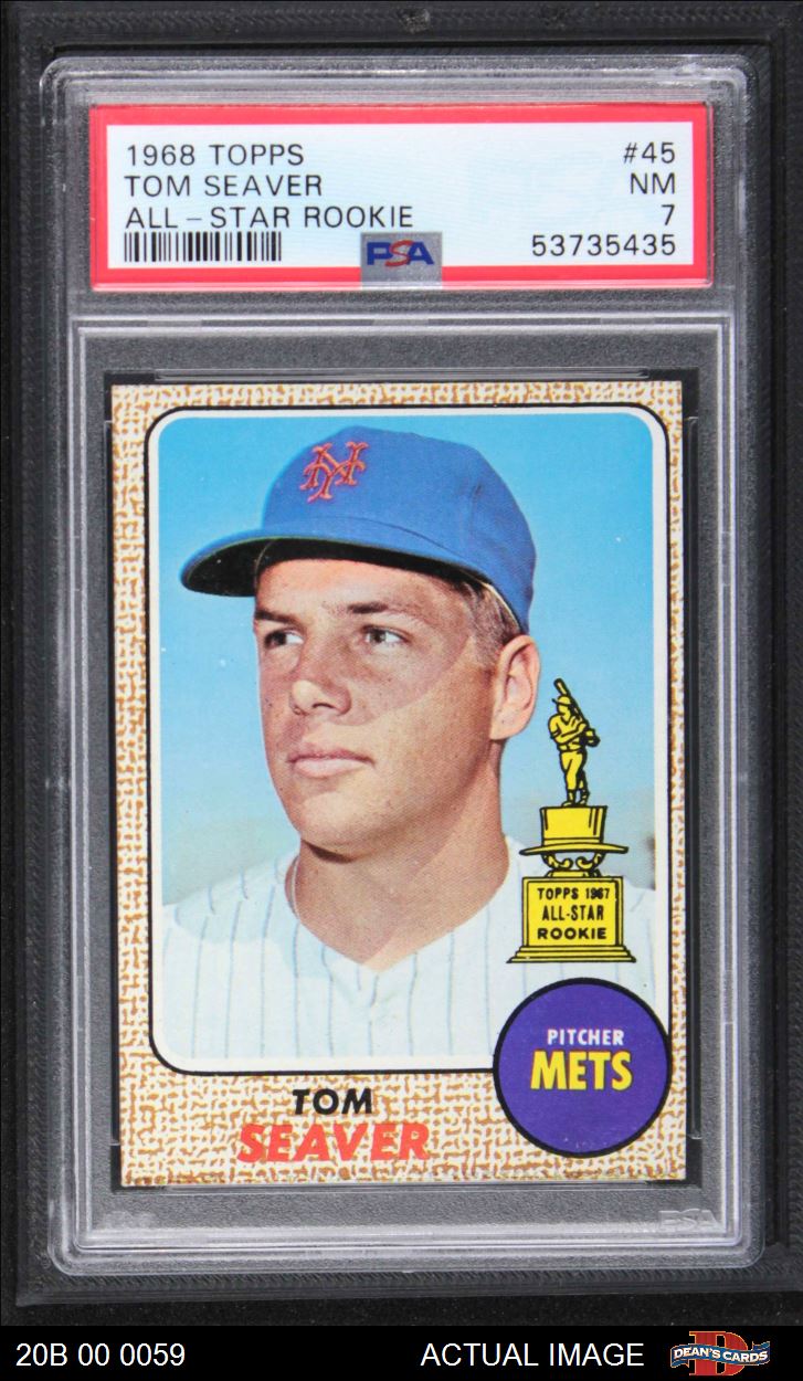 Sold at Auction: 1968 Topps Tom Seaver Rookie Allstar