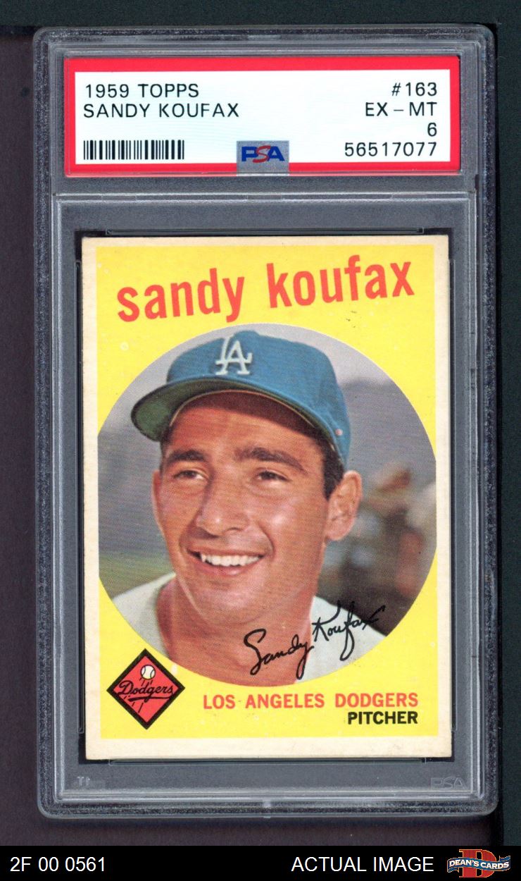 1959 Topps #163 Sandy Koufax