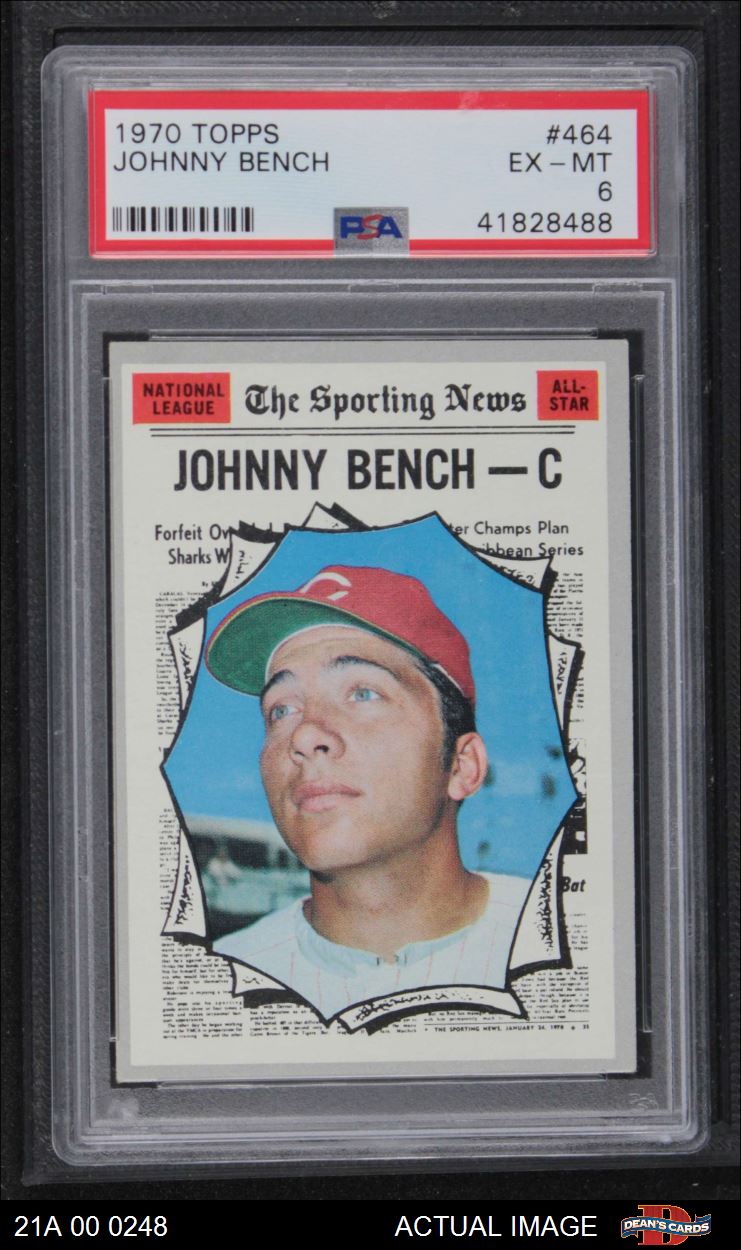 Mavin  Topps 2021 Johnny Bench #TDH-22 1968 All-Star Rookie 70th  Anniversary