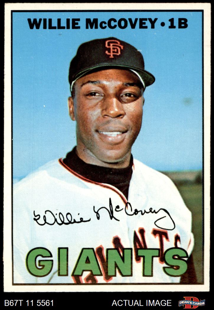 Willie orders mccovey topps baseball card