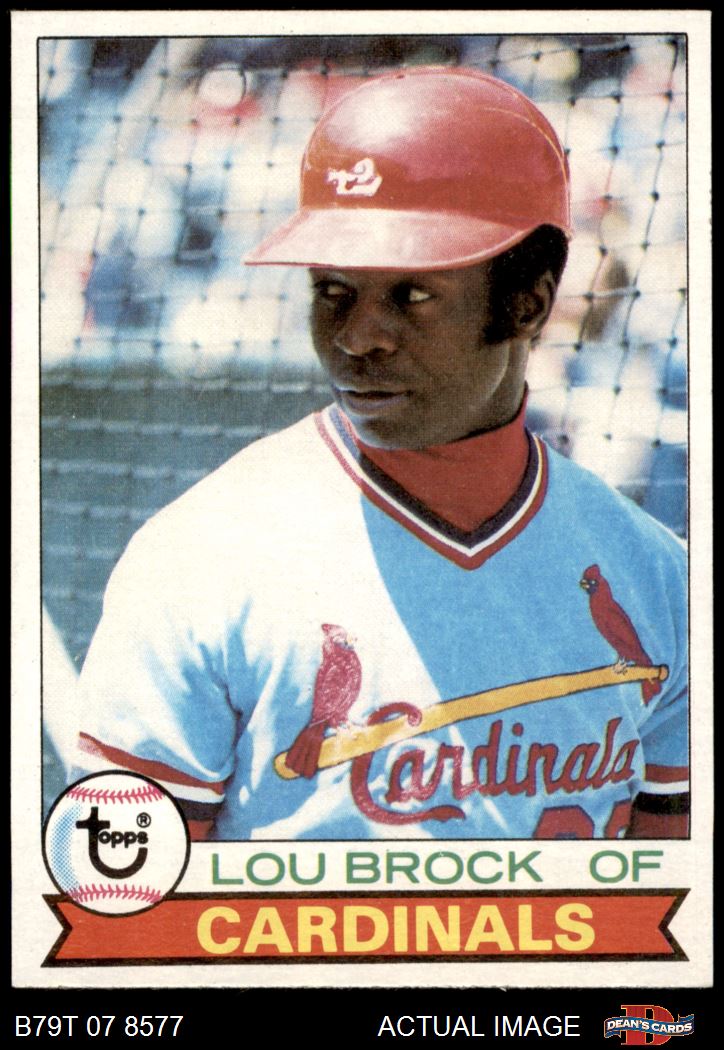 Lou Brock topps turn back the clock 1979 Values - MAVIN