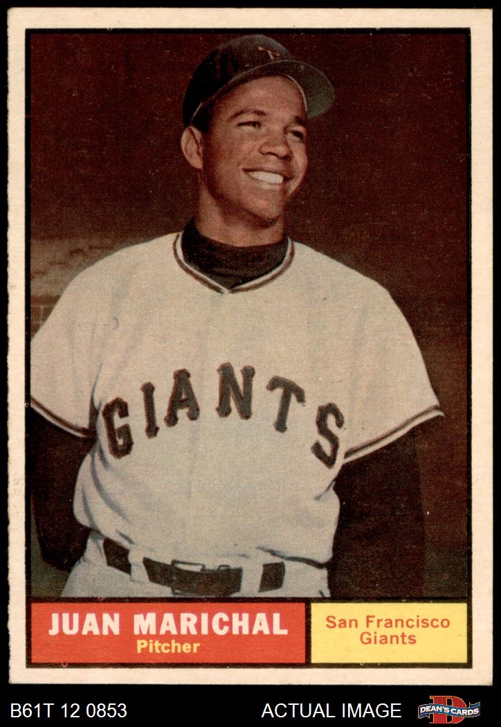 1961 Topps #417 Juan Marichal San Francisco Giants Rookie Card