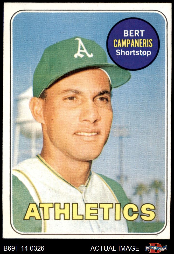 1969 Topps #495 Bert Campaneris 5 - EX