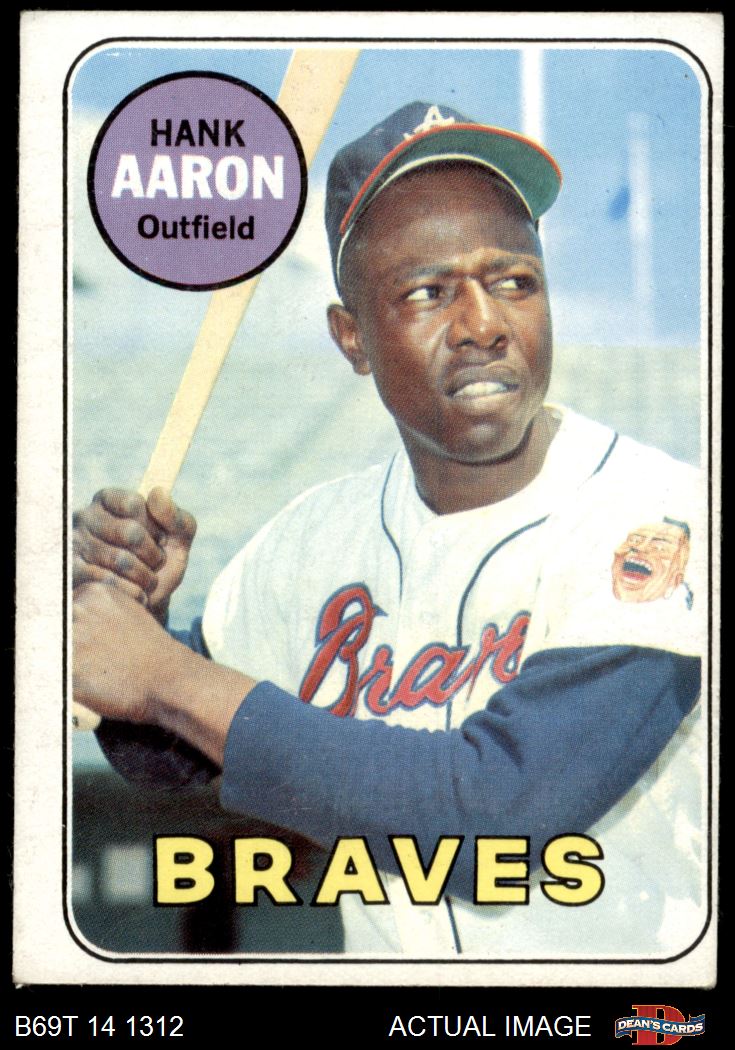 1969 Topps Baseball Card 100 Atlanta Braves Hall of Famer -  Sweden