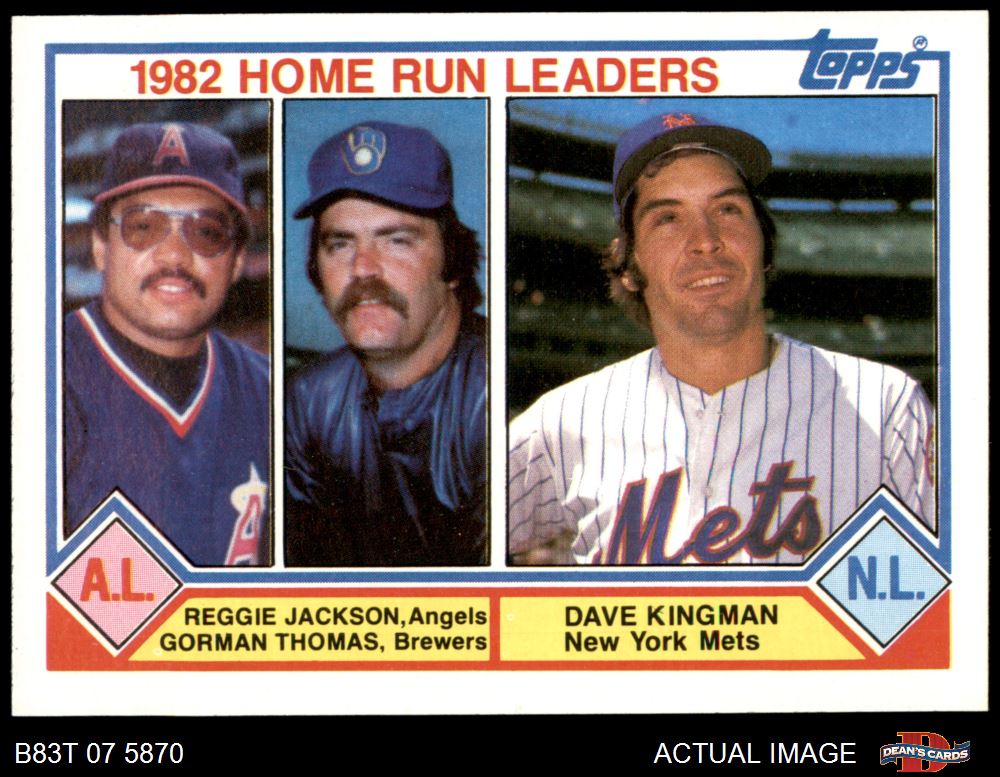  1983 Topps # 160 Dave Kingman New York Mets (Baseball