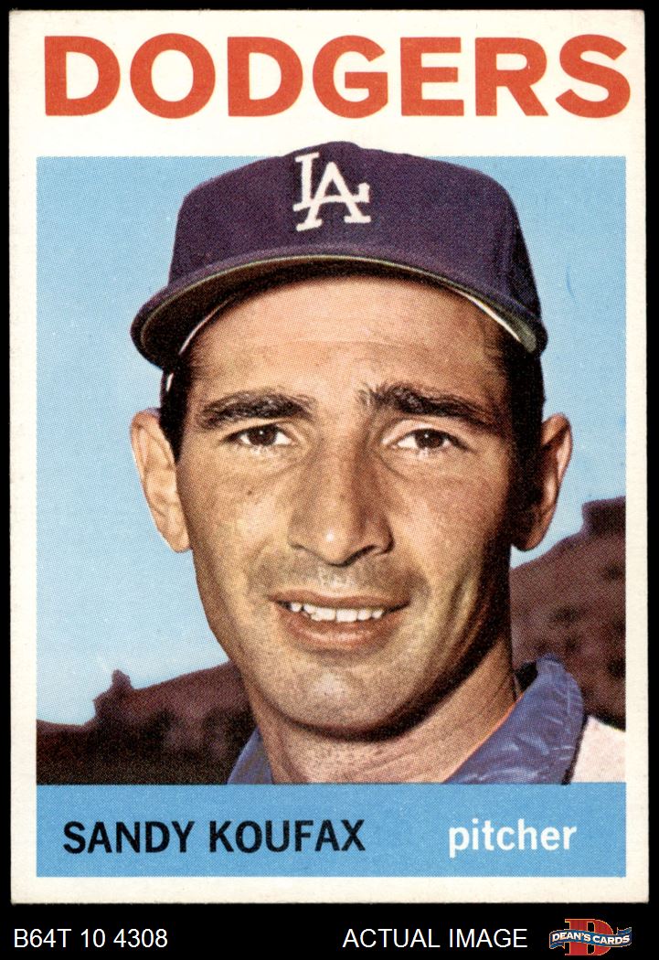 1964 Sandy Koufax/don Drysdale N.L. Strikeout Leaders Topps 