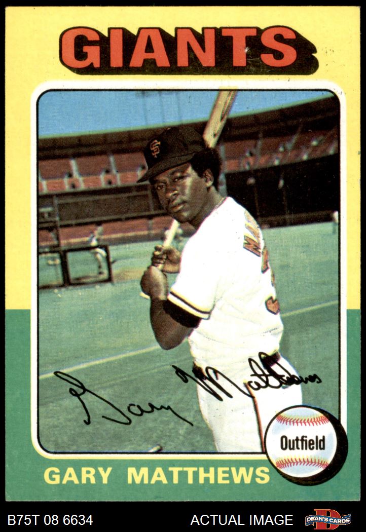 Ed Goodson Autographed 1975 Topps Card #322 San Francisco Giants