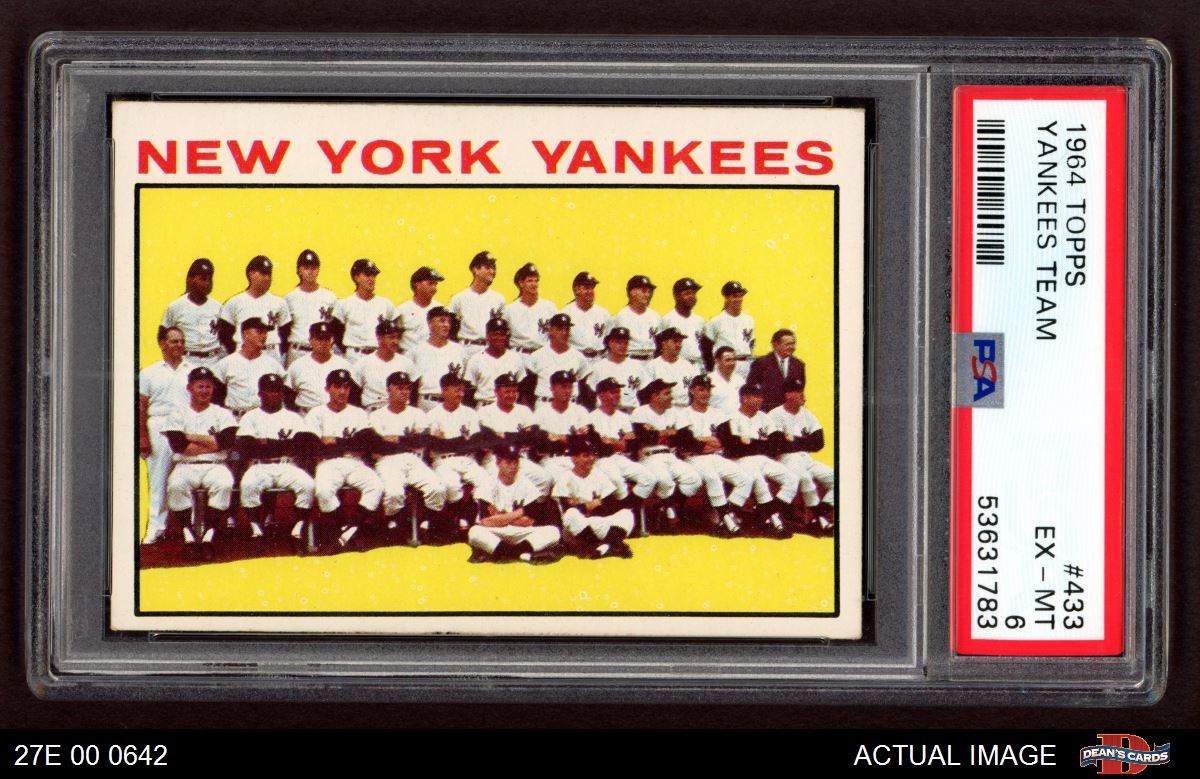 1986 Topps Baseball New York Yankees Team Set 36 cards 