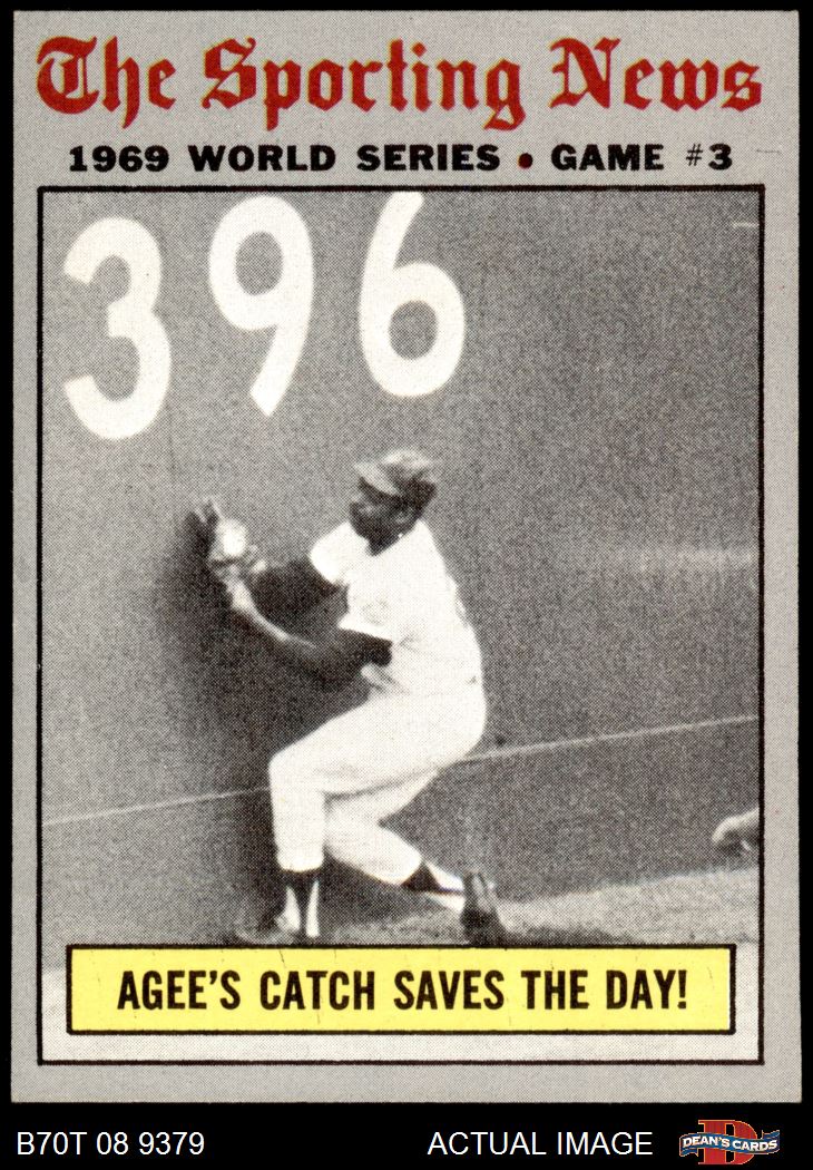  Tommie Agee (Baseball Card) 1970 Topps - [Base] #50 :  Collectibles & Fine Art