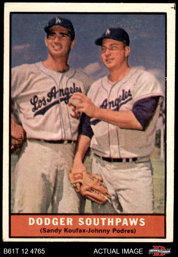 RDB Holdings & consulting CTBL-034817 Sandy Koufax & Johnny Podres 1961 Topps Dodger Southpaws No. 207- PSA Slabbed Authentic Altered Los Angeles Dodg