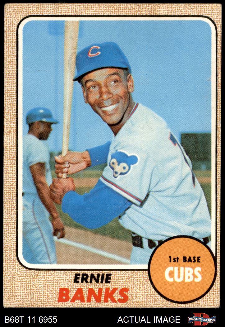  1968 Topps #355 Ernie Banks Cubs NR-MT 476119 Kit