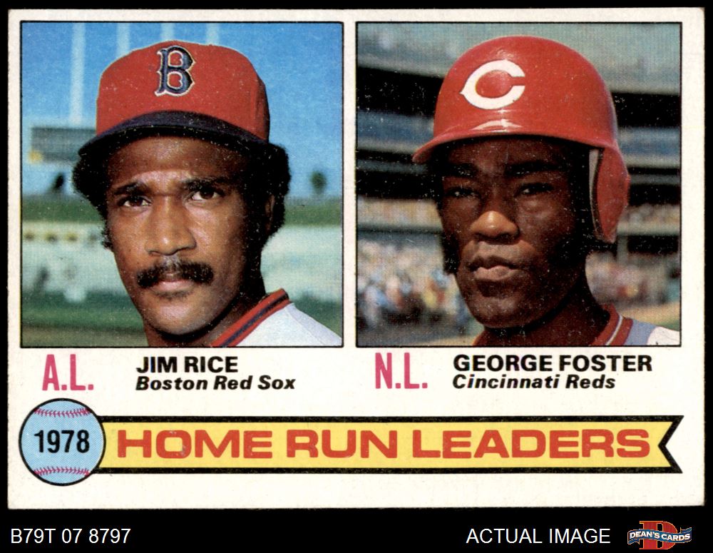 Cincinnati Reds George Foster 1979 Topps Vintage Baseball Card 