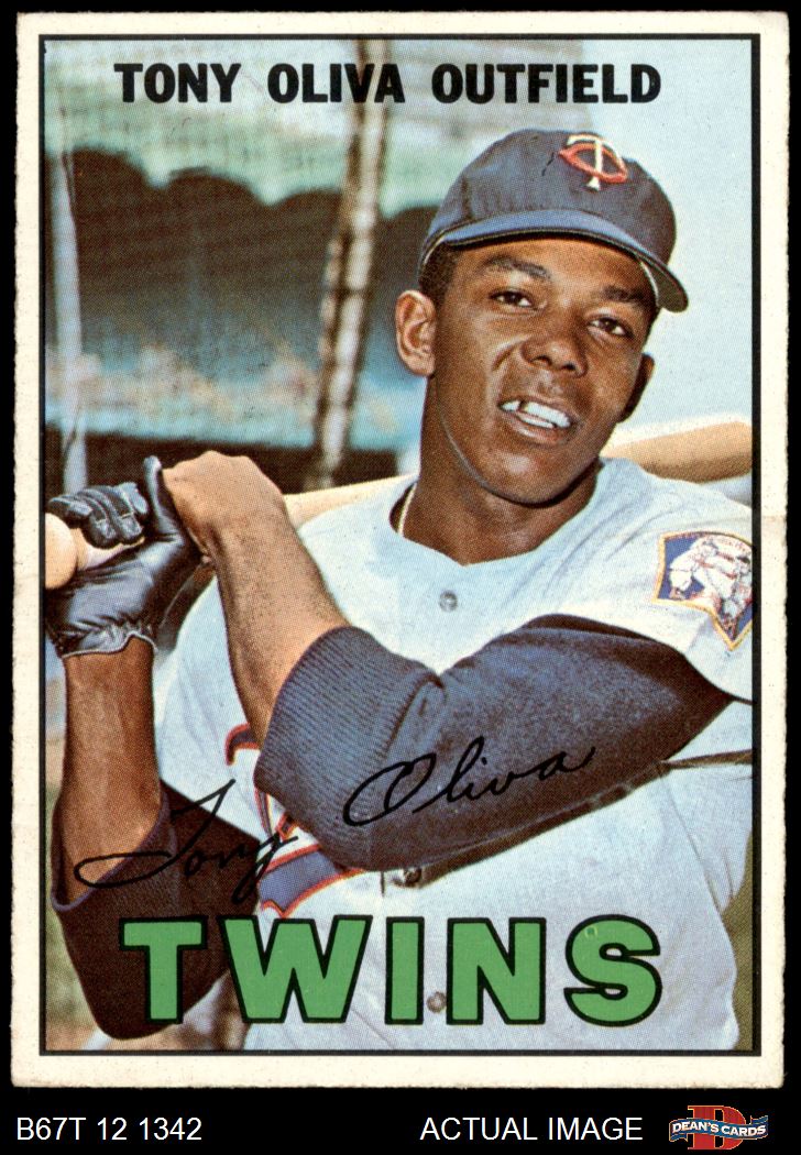 1967 A.L. HR Leaders A.L. RBI Leaders and Twin Terrors Topps 