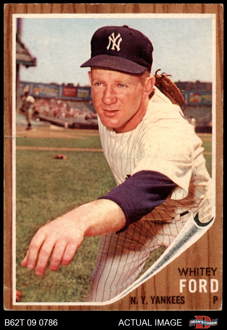1965 Topps #330 Whitey Ford New York Yankees Baseball Card Low Grade