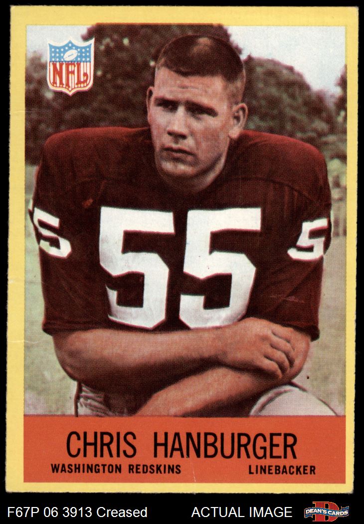 1967 Philadelphia - [Base] #183 - Chris Hanburger [EX]