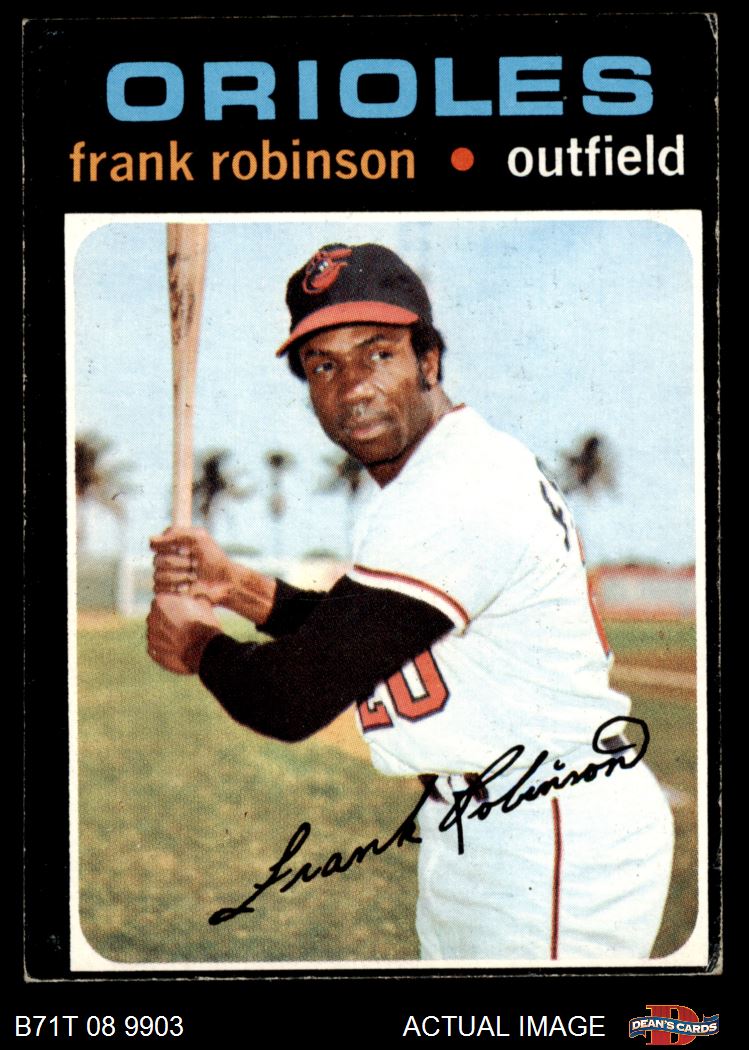 1971 Topps #640 Frank Robinson 4 - VG/EX