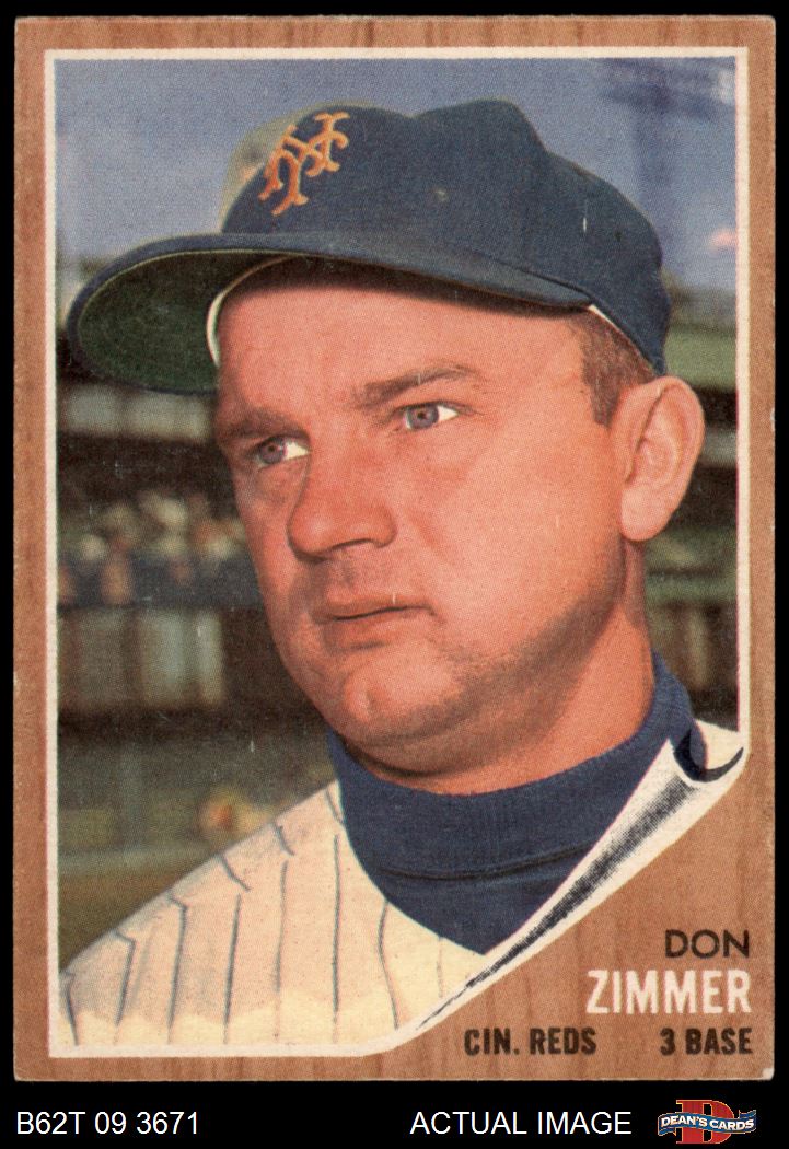 1962 Topps #478 Don Zimmer 4.5 - VG/EX+