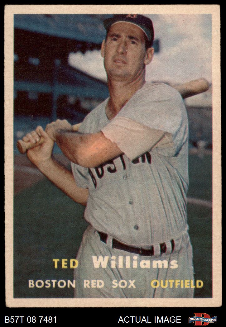 Lot Detail - 1957 Topps #1 Ted Williams Autographed PSA/DNA Authentic