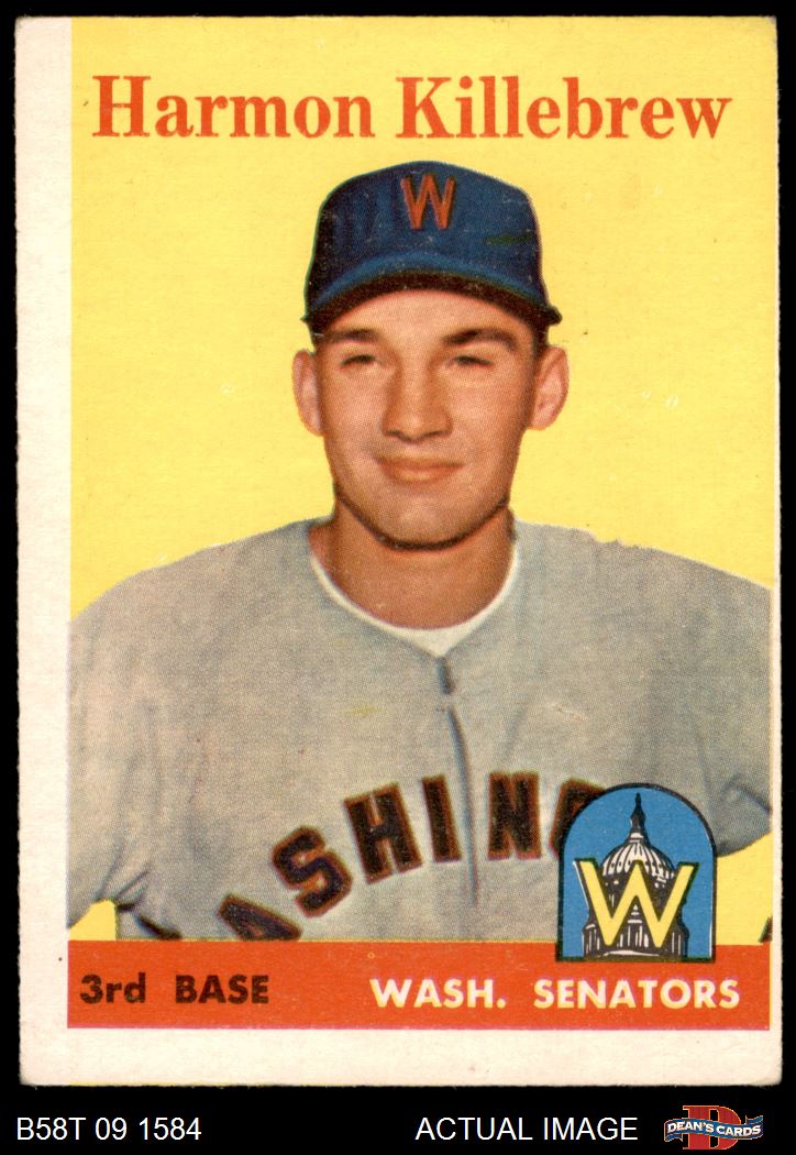 1958 Topps Harmon Killebrew #288 VG