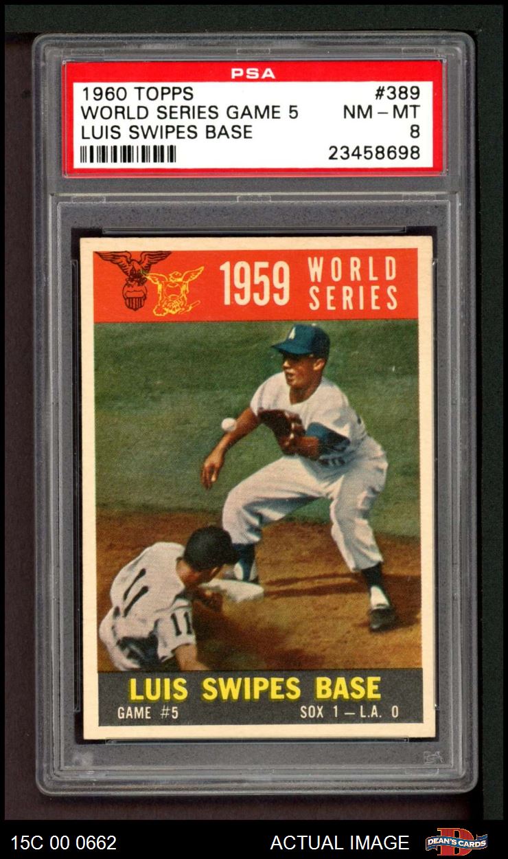 The McGuire Group LLC - Auction: 175: Private Collection of Sports  Memorabilia, Baseball & Football Trading Cards Circa 1960 ITEM: Sports  Cards: Baseball: 1960 Topps Sport Magazine All-Star Luis Aparicio