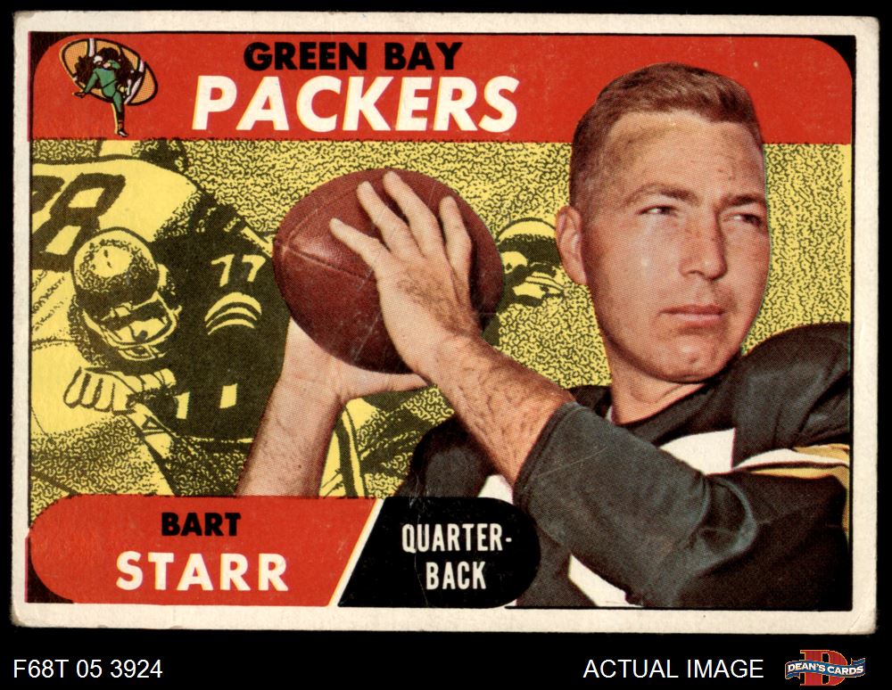 1968 Topps Test Teams Green Bay Packers