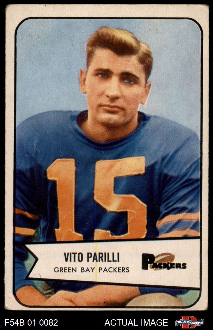 1954 Bowman #10 Babe Parilli Packers Kentucky 2 - GOOD - Picture 2 of 9