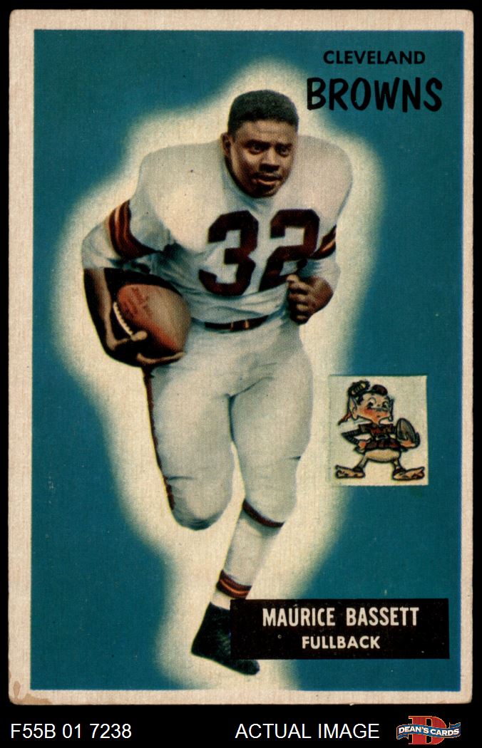 1955 Bowman Football Card #156: Maurice Bassett