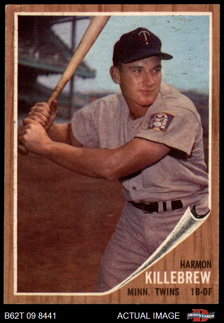 Lot of (28) 1962 Topps Baseball Cards with #70 Harmon Killebrew