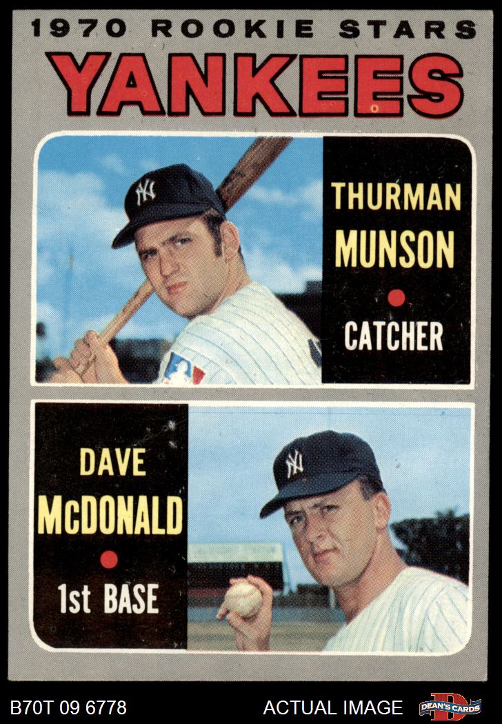 WHEN TOPPS HAD (BASE)BALLS!: NICKNAMES OF THE 1970'S: TUGBOAT THURMAN  MUNSON